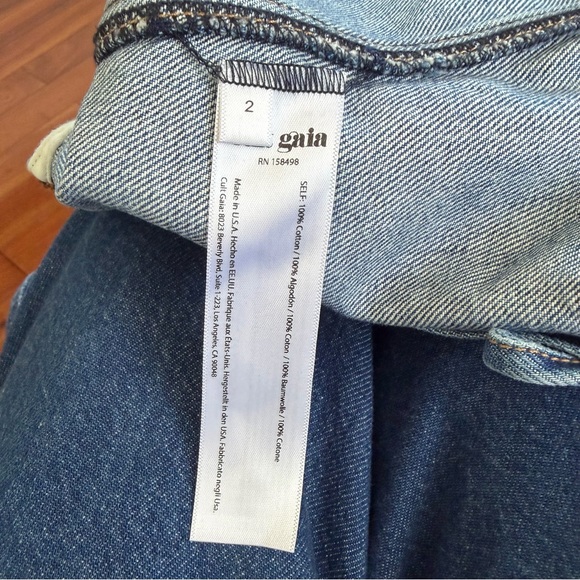 NWT Cult Gaia CHIYA Denim Top 2 - Picture 7 of 10